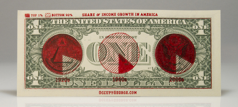 Illustration for article titled The 99% Is Printing Infographics on Money to Show the 1% the Reality of Occupy Wall Street